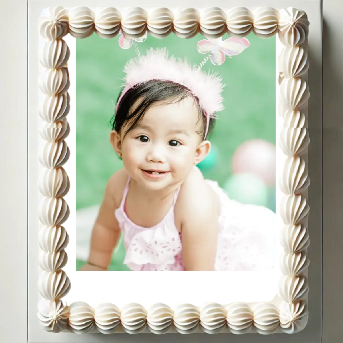 Design Photo Topppers Personalised Cake Topper Any Photo Logo Custom Image- Rectangle ...